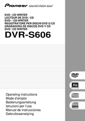 Pioneer DVR-S606 Bedienungsanleitung