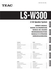 Teac LS-W300 Bedienungsanleitung