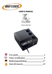 INFOSEC UPS SYSTEM Z1 Zenergy Cube EX 600 Bedienungsanleitung