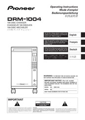 Pioneer DRM-1004 Bedienungsanleitung