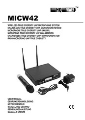 HQ-Power MICW42 Bedienungsanleitung