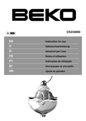 Beko CS234000 Gebrauchsanweisung