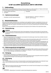 Medion E89151 Kurzanleitung
