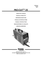 Lincoln Electric PRO-CUT 25 Bedienungsanleitung