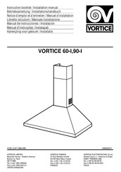 Vortice VORTEX 90-I Betriebsanleitung / Installationshandbuch