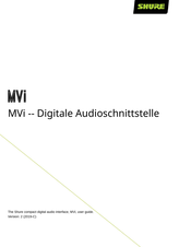 Shure MVi Handbuch