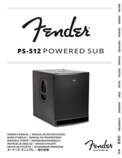 Fender PS-512 Bedienungshandbuch