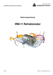 ANDERSON-NEGELE IRM-11 Bedienungsanleitung