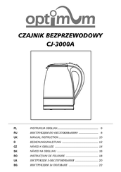 Optimum CJ-3000A Bedienungsanleitung