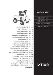 Stiga PARK COMPACT 16 4WD Gebrauchsanweisung
