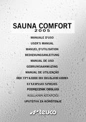 Teuco SAUNA COMFORT 2005 Bedienungsanleitung