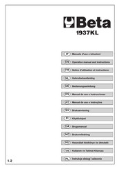 Beta 1937KL Bedienungsanleitung