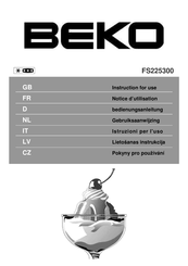 Beko FS225300 Bedienungsanleitung