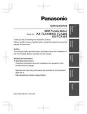 Panasonic KX-TCA185 Handbuch