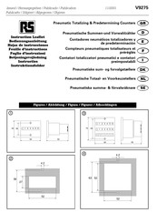 RS V9275 Bedienungsanleitung