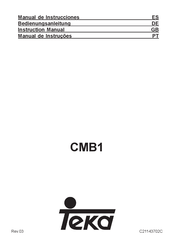 Teka CMB1 Bedienungsanleitung