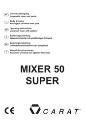 Carat MIXER 50 SUPER Bedienungsanleitung