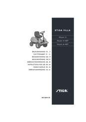Stiga VILLA series Gebrauchsanweisung