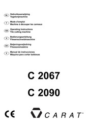Carat C 2067 Bedienungsanleitung
