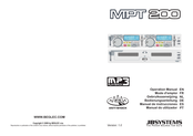 JB Systems MPT200 Bedienungsanleitung