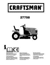 Craftsman 27758 Anleitungshandbuch