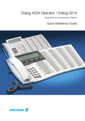 Ericsson Dialog 3214 Kurzanleitung