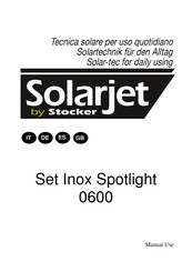 Stocker Solarjet Set Inox Sportlight 0600 Gebrauchsanweisung