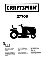 Craftsman 27706 Anleitungshandbuch