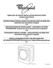Whirlpool 3LCGD9100 Bersetzung Der Original Bedienungsanleitung