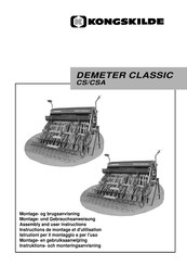 Kongskilde DEMETER CLASSIC CSA Montage- Und Gebrauchsanweisung