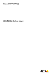 Axis Communications AXIS T91B51 Installationsanleitung