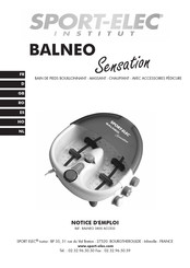SPORT-ELEC BALNEO 3800 ACCESS Sensation Handbuch