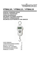 Velleman VTBAL15 Bedienungsanleitung