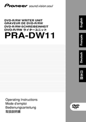 Pioneer PRA-DW11 Bedienungsanleitung
