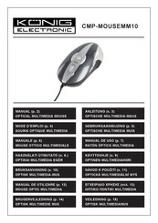 Konig Electronic CMP-MOUSEMM10 Anleitung