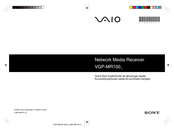 Sony VGP-MR100 Kurzanleitung