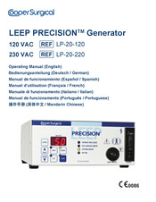 CooperSurgical LEEP PRECISION series Bedienungsanleitung