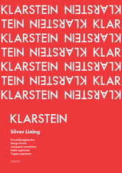 Klarstein Silver Lining Handbuch