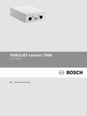 Bosch VIDEOJET connect 7000 VJC-7000-90 Bedienungsanleitung