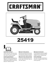 Craftsman 25419 Anleitungshandbuch
