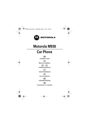 Motorola M930 Installationsanleitung