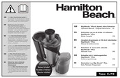 Hamilton Beach Big Mouth Plus 2 Speed Bedienungsanleitung