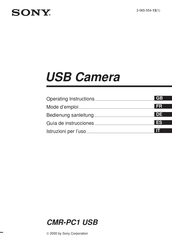 Sony CMR-PC1 USB Bedienungsanleitung