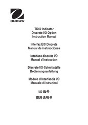 OHAUS TD52P Bedienungsanleitung
