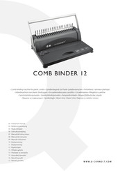 Q-Connect COMB BINDER 12 Bedienungsanleitung