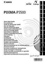 Canon PIXMA iP3500 Kurzanleitung