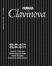 Yamaha Clavinova CLP-511 Bedienungsanleitung