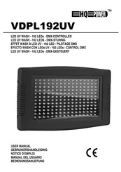 HQ-Power VDPL192UV Bedienungsanleitung