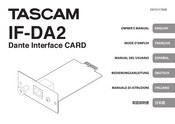 Tascam IF-DA2 Bedienungsanleitung