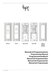 Bpt DVC/08 Programmierhandbuch